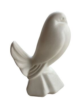Vintage Lipper & Mann Japan White Bird Figurine Ceramic Dove Mid Century